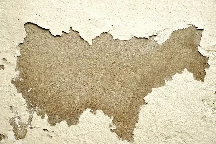 High humidity levels promoting mold growth